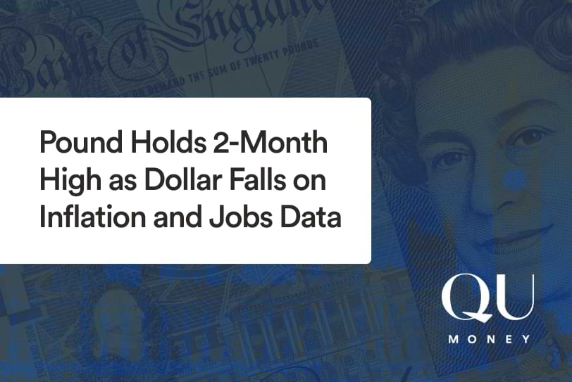 Title page Pound Holds 2-Month High as Dollar Falls on Inflation and Jobs Data